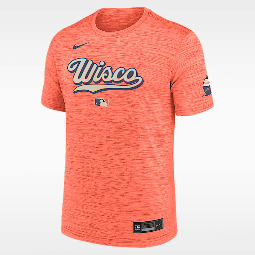 Milwaukee Brewers Authentic Collection Men's Nike Dri-FIT MLB 1/4